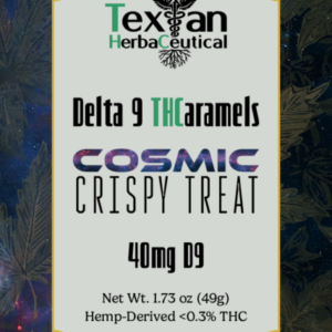 Delta 9 Cosmic Crispy Treats (Caramel Filled)